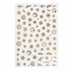 Sticker Christmas Gold