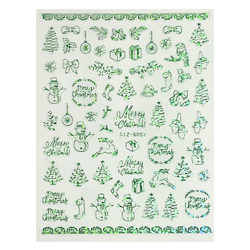 Sticker Christmas Green
