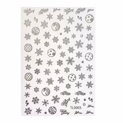 Sticker Christmas Silver