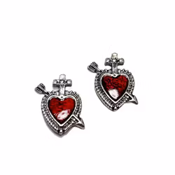 3d Heart Red