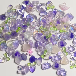 3d Mix Purple 50pcs