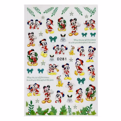 Sticker Christmas Mickey Mouse