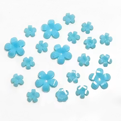 3d Flower Strong Blue
