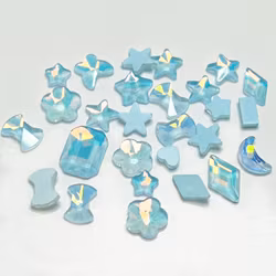 Milky Blue Shape Mix