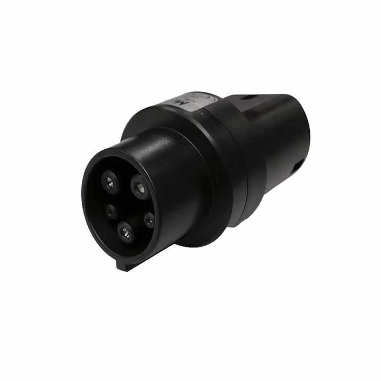 Adapter Type 2 til Type 1 sort