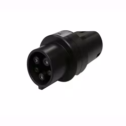Adapter Type 2 til Type 1 sort