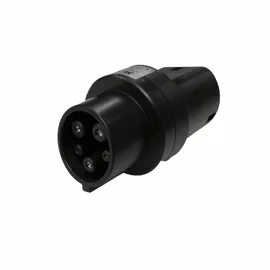 Adapter Type 2 til Type 1 sort