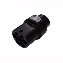 Adapter Type 2 til Type 1 sort