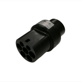 Adapter Type 2 til Type 1 sort