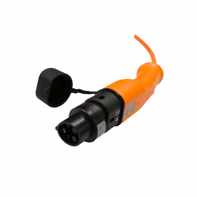 Adapter Type 2 til Type 1 sort