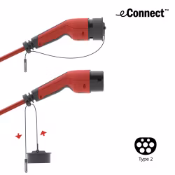 eConnect Ladekabel Typ 2, 3-faset, 20A, 13,8kW