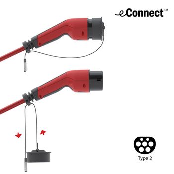 eConnect Ladekabel Typ 2, 3-faset, 20A, 13,8kW
