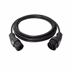 Ladekabel til elbil Type 2, 20A/32A, 3-faset, 13,8 kW/22kW, ekstra lang