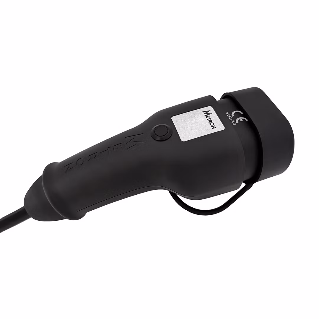 Ladekabel med Tesla-knap, 3-faset, 16A/32A, 22kW