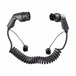 Ladekabel til elbil Type 2, 16A, 3-faset, 11kW, spiral