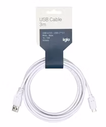 Iiglo USB laddare 3m