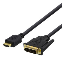 HDMI till DVI-kabel, 3m, Full HD - Svart