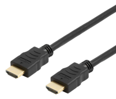 Office HIGH-SPEED HDMI kabel, 2M, 4K UHD, svart