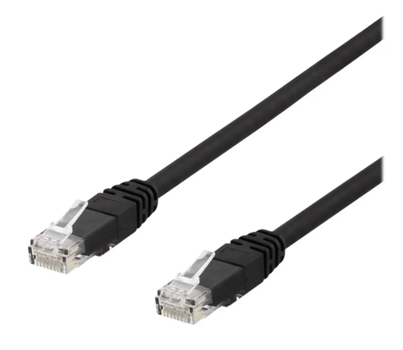 Patchkabel 15m U/UTP (svart)