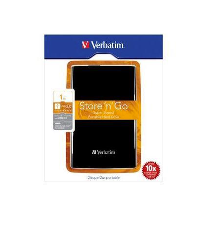 Verbatim Store 'n' Go USB 3.0 Hard Drive 1TB Black