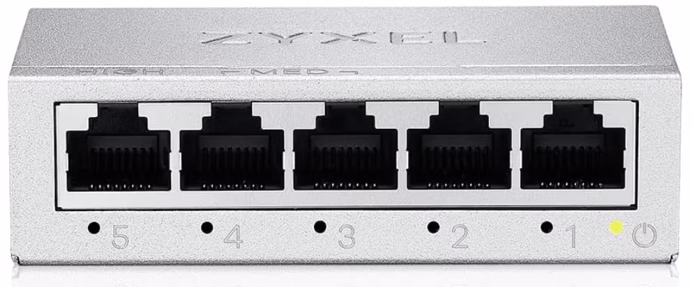 Zyxel 5-port gigabit mini desktop switch