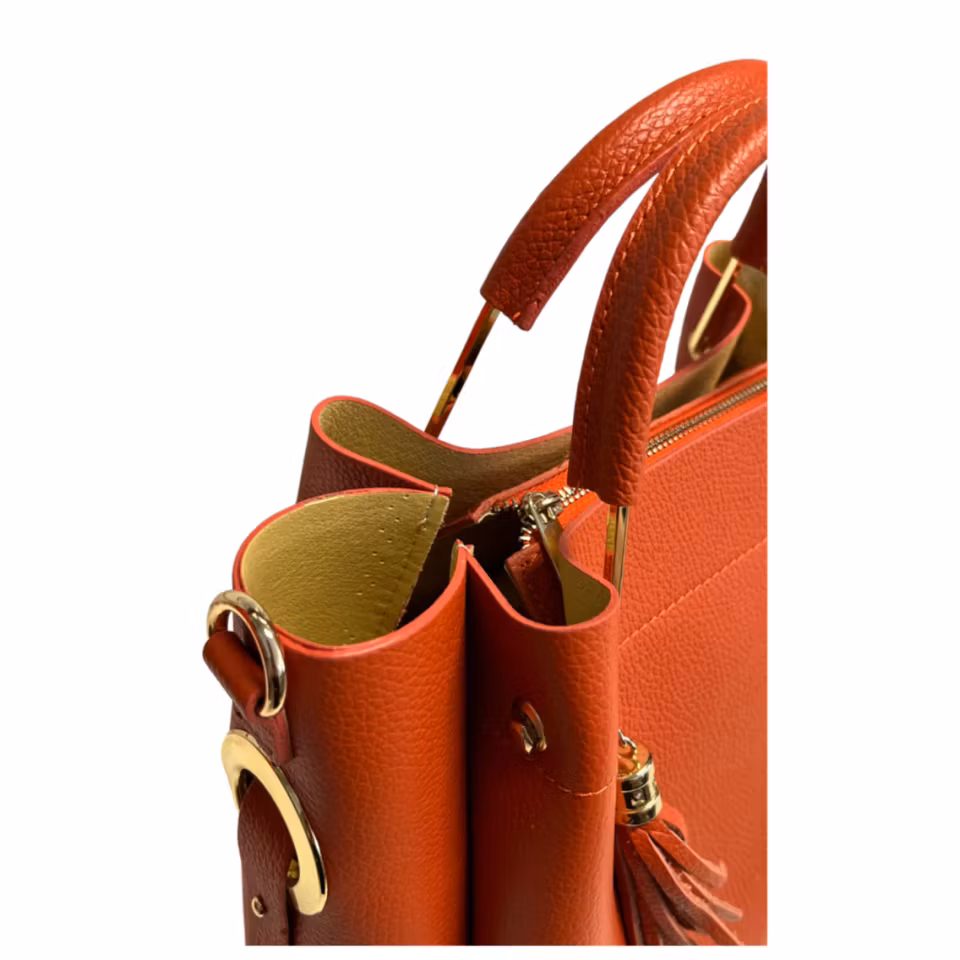 Fiona nude Italiensk skinnveske, håndlaget i Firenze