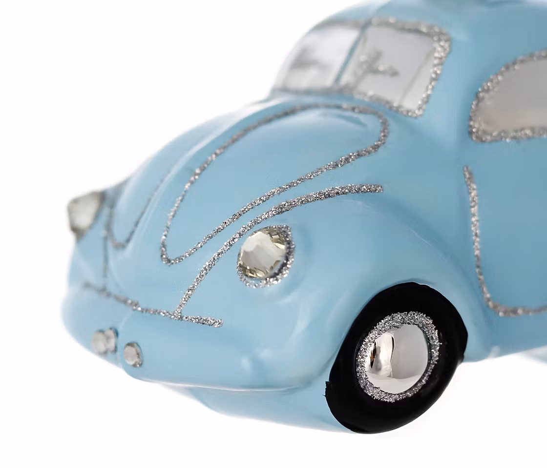 Bobla, 9 cm hånddekorert glassfigur