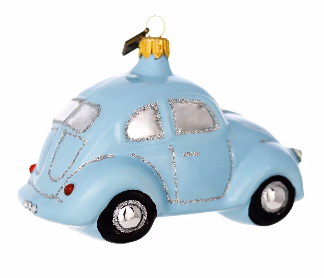 Bobla, 9 cm hånddekorert glassfigur