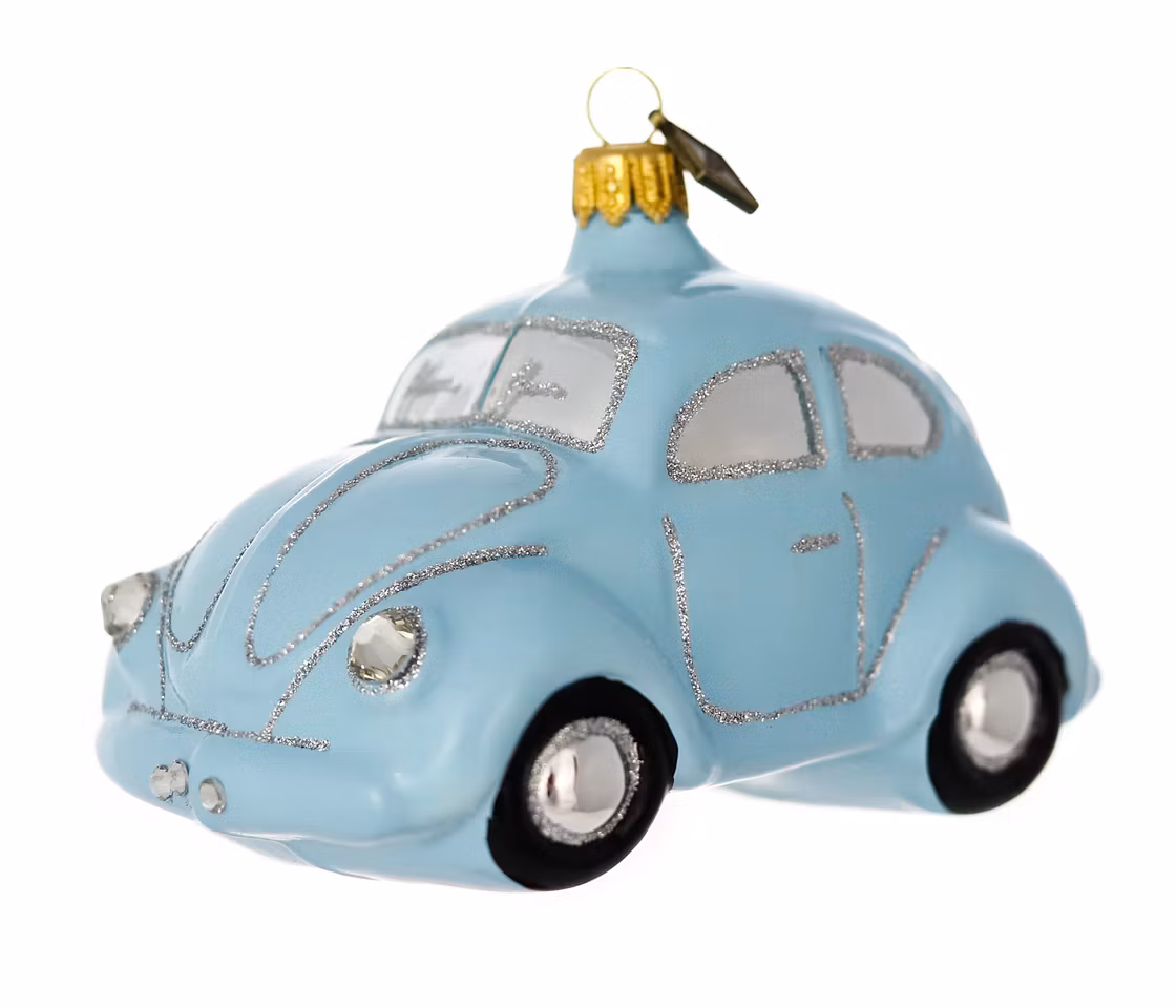 Bobla, 9 cm hånddekorert glassfigur