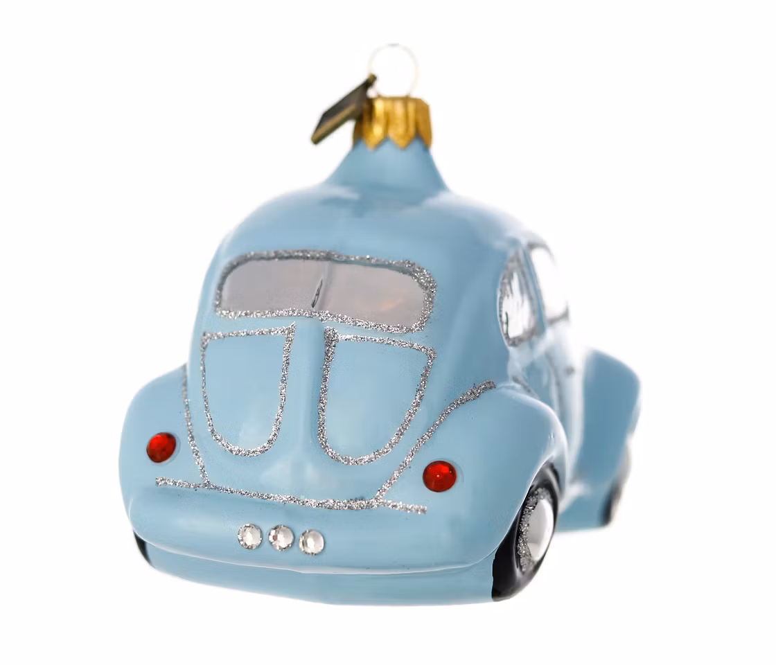 Bobla, 9 cm hånddekorert glassfigur