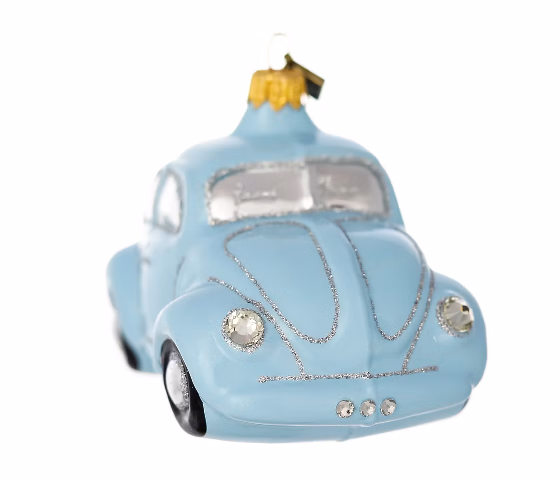 Bobla, 9 cm hånddekorert glassfigur