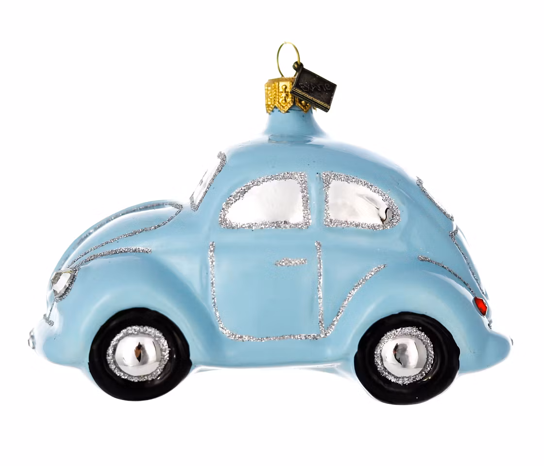 Bobla, 9 cm hånddekorert glassfigur