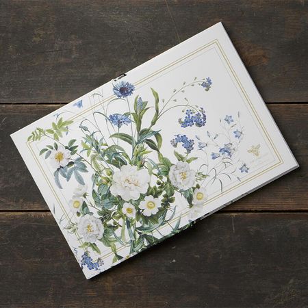 Blue Flower Garden notatbok 21x16cm