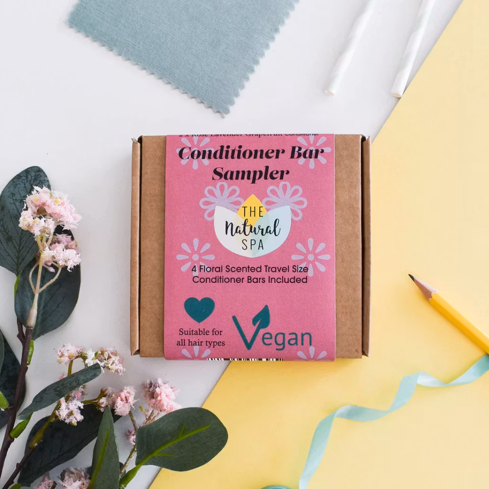 Reisesett 4 små balsam-barer, 2 dufter