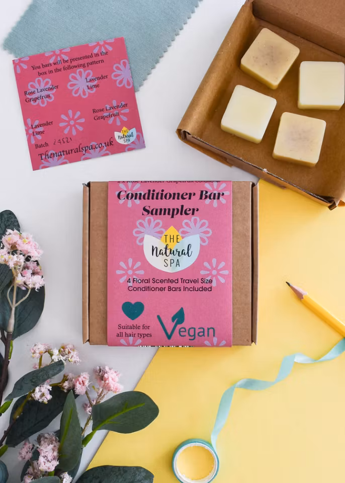 Reisesett 4 små balsam-barer, 2 dufter