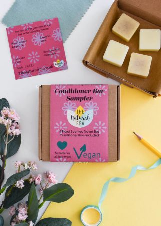 Reisesett 4 små balsam-barer, 2 dufter