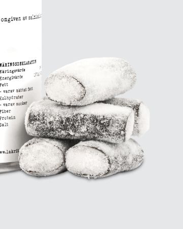 Svenskjävlar, ekstremt salt lakris fra Haupt
