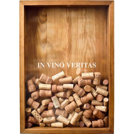 The Corkbox, In vino veritas kork-ramme i rustikk farge