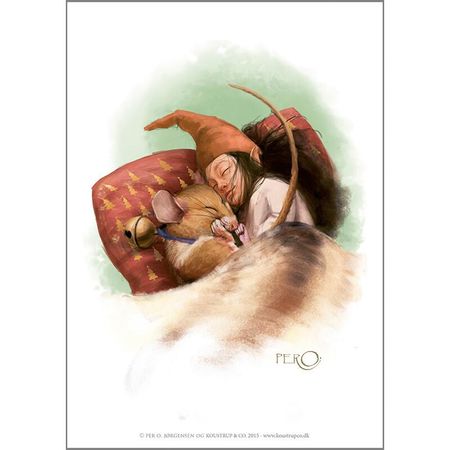 Kunstprint Musesøvn A4