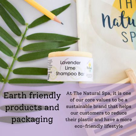 Lavendel og lime shampoo-bar