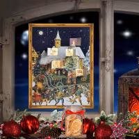Adventskalender "Nissens tog" i papir