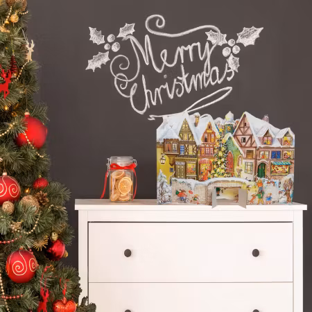 Adventskalender "På Bymuren" i papir