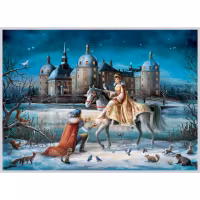 Adventskalender "Moritzborgen(fra Tre nøtter til Askepott)" i papir