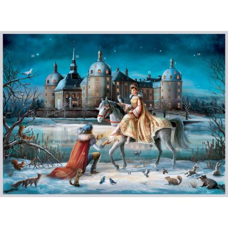 Adventskalender "Moritzborgen(fra Tre nøtter til Askepott)" i papir