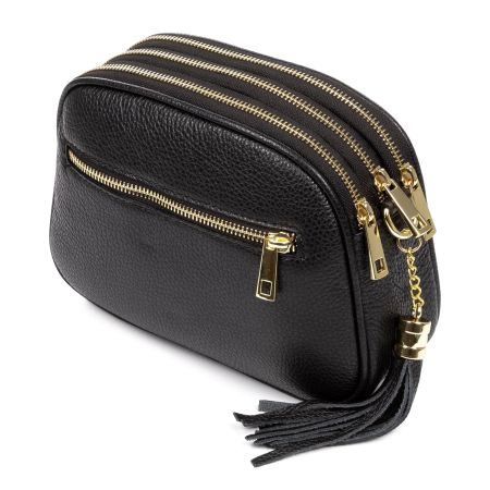 Gloria beige Italiensk skinnveske, håndlaget i Firenze