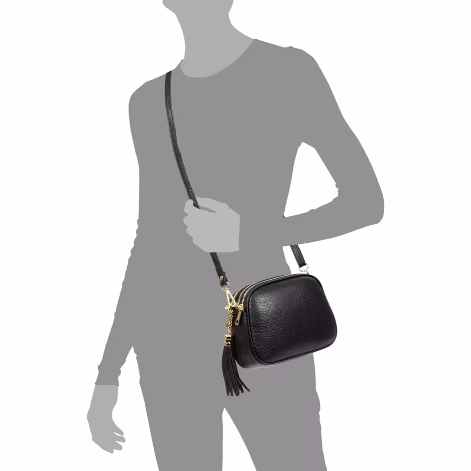 Gloria beige Italiensk skinnveske, håndlaget i Firenze