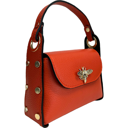 Viola bordeaux Italiensk skinnveske, håndlaget i Firenze