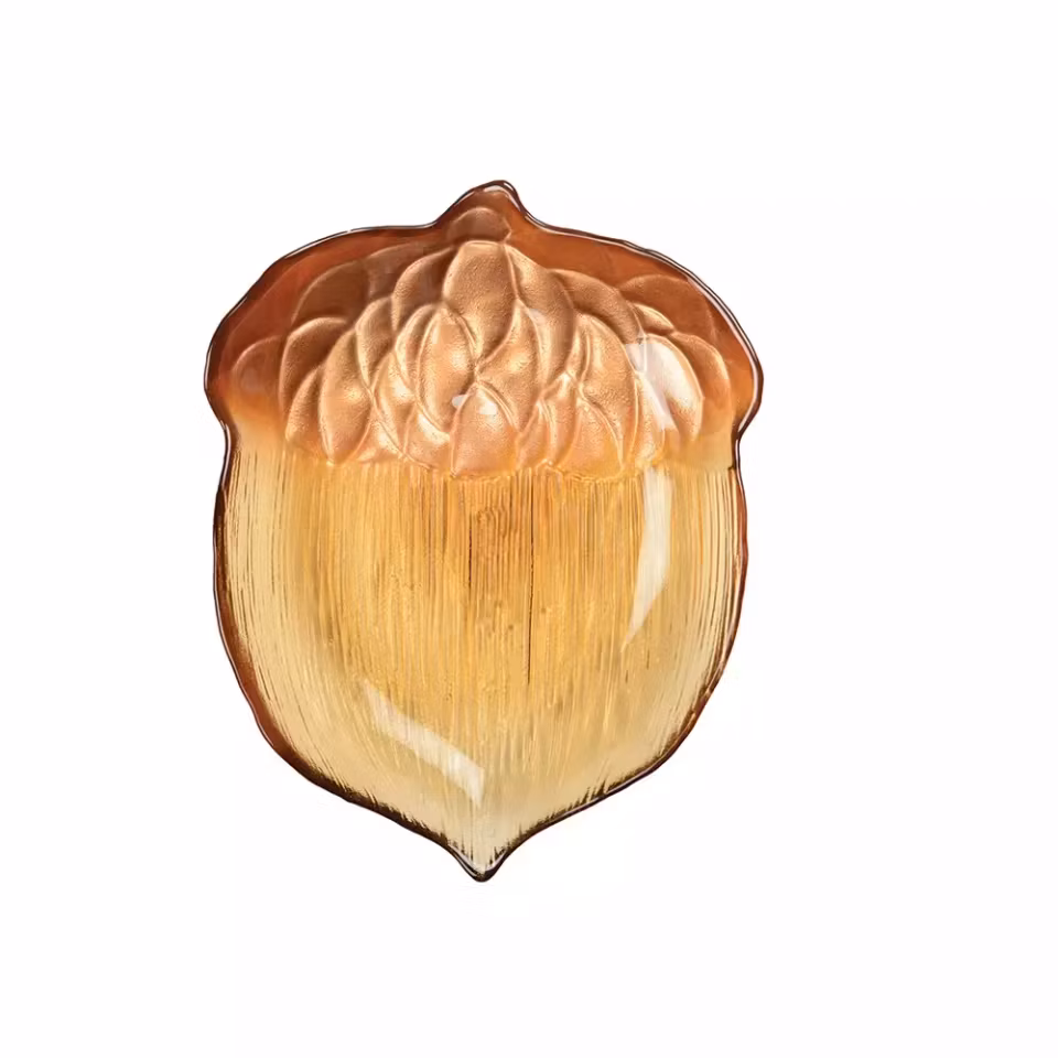 Hasselnøttfat i glass stort