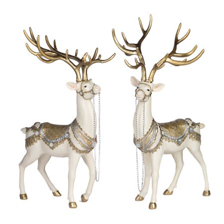 Elegant hjort, 50,5 cm pr stk