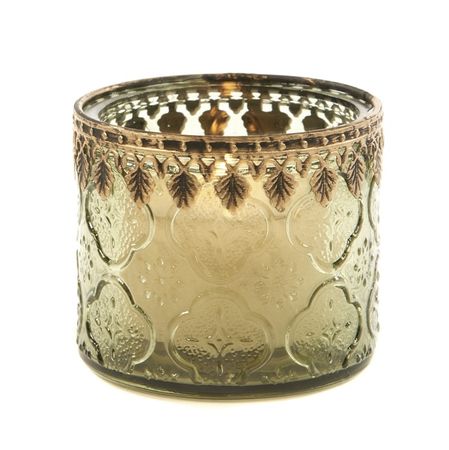 Glasslykt til telys, 10 cm